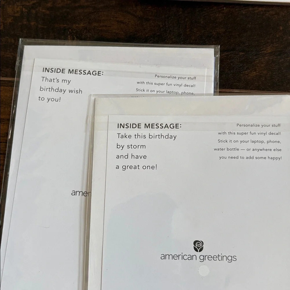 🆕American Greetings 8 Piece Birthday Card Bundle